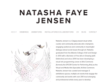Tablet Screenshot of natashafayejensen.com